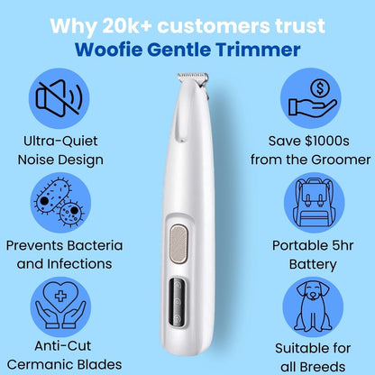 Woofie Gentle Trimmer + a FREE Pet Nail Clipper